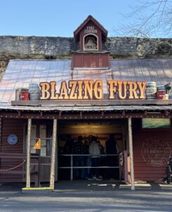 Blazing Fury Roller Coaster Dollywood Attraction