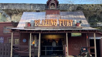 Blazing Fury Roller Coaster Dollywood Attraction