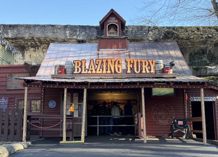Blazing Fury Roller Coaster Dollywood Attraction