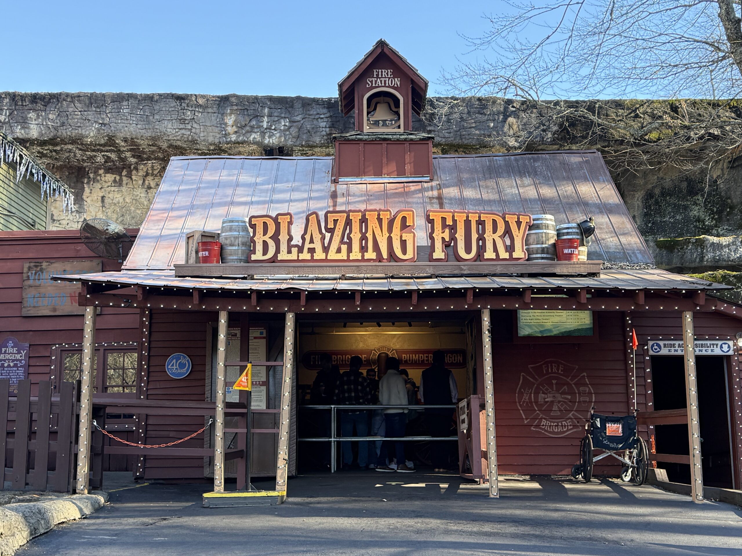 Blazing Fury Roller Coaster Dollywood Attraction