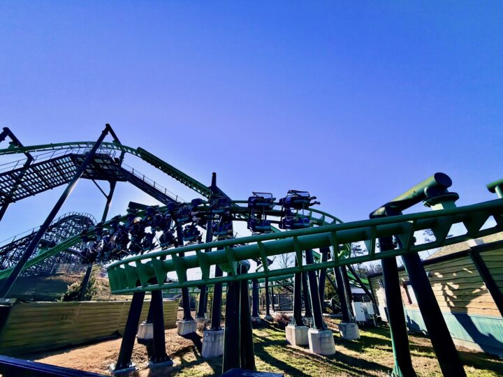 Dragonflier Suspended Roller Coaster Dollywood Attraction