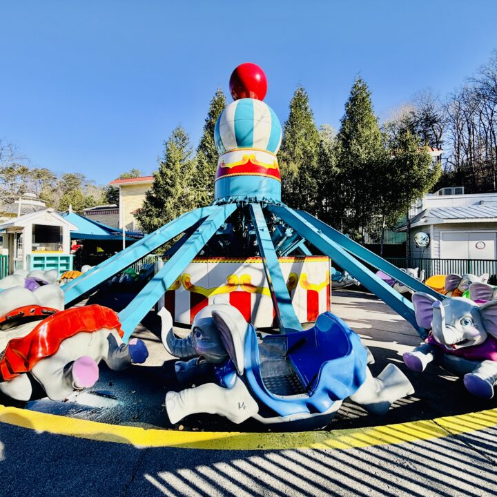 Amazing Flying Elephants Dollywood Attraction