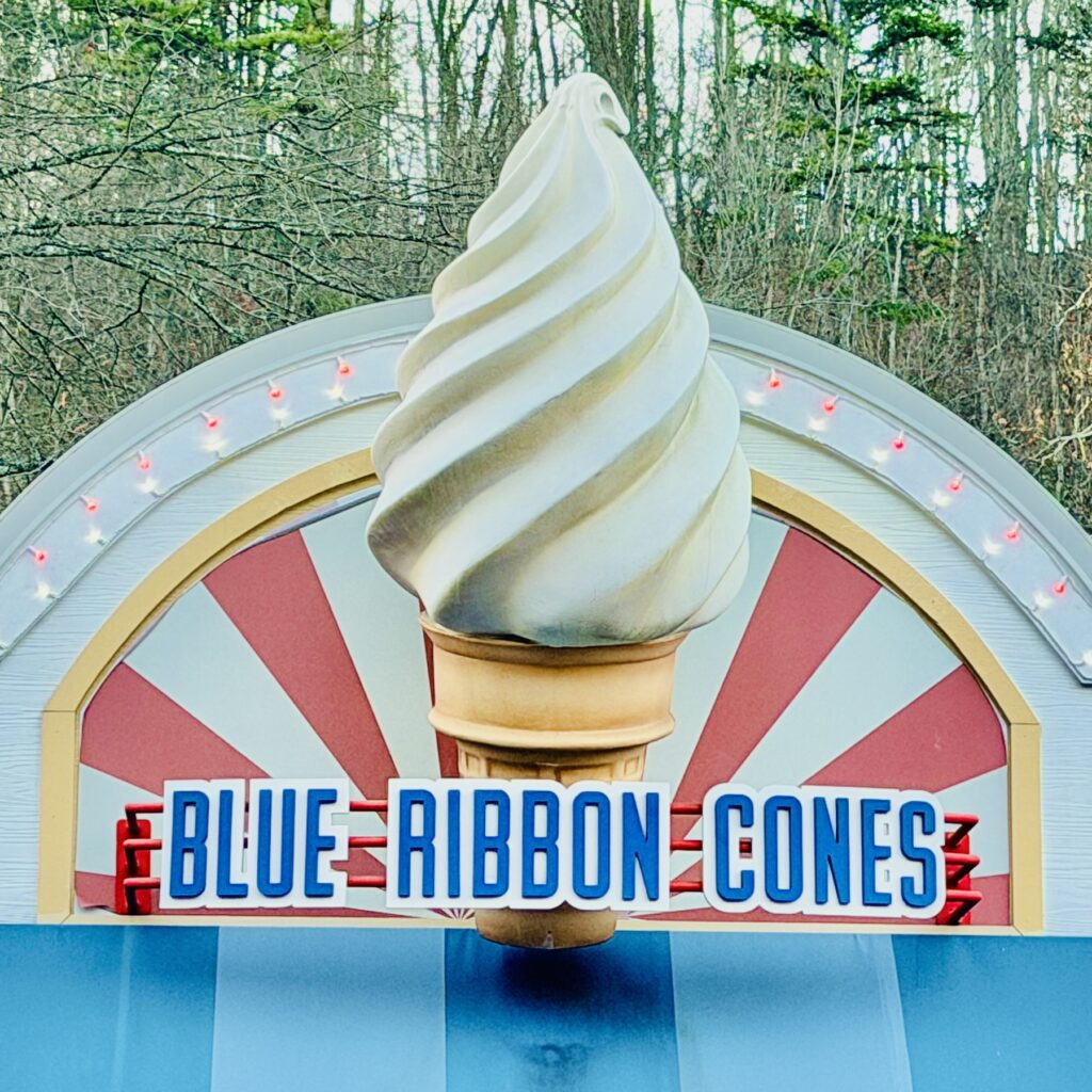 Blue Ribbon Cones