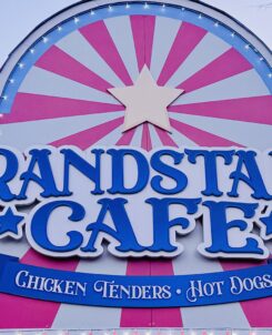Grandstand Cafe Dollywood Restaurant Chicken Tenders Hot Dogs