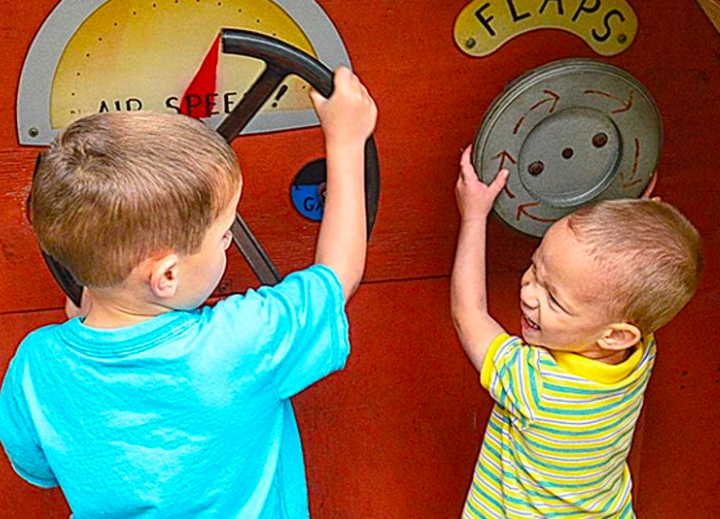 Lil’ Pilots Playground in the Owens Farm area of Dollywood for little ones