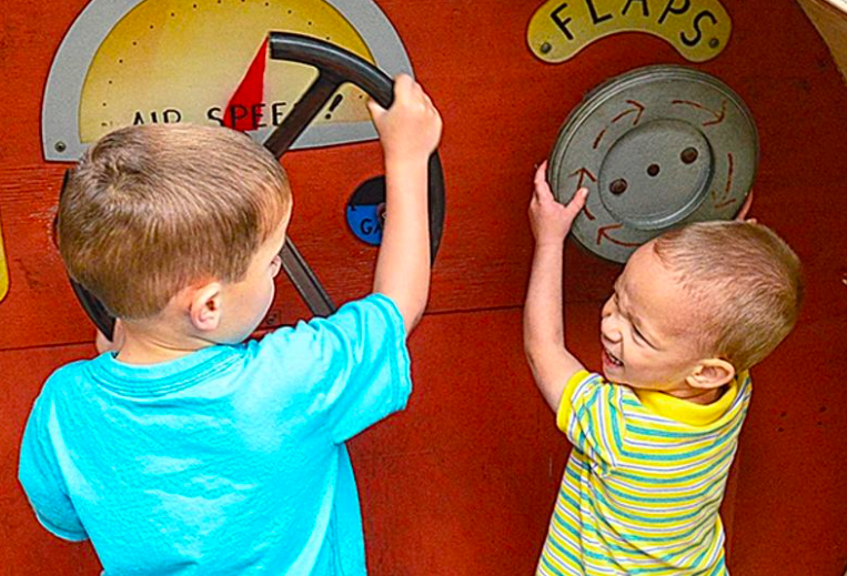 Lil’ Pilots Playground in the Owens Farm area of Dollywood for little ones