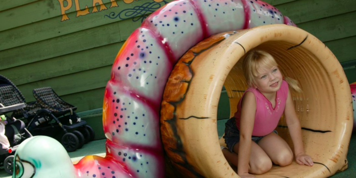 Granny’s Garden in Owens Farm features a soft play structure for little gardeners at Dollywood