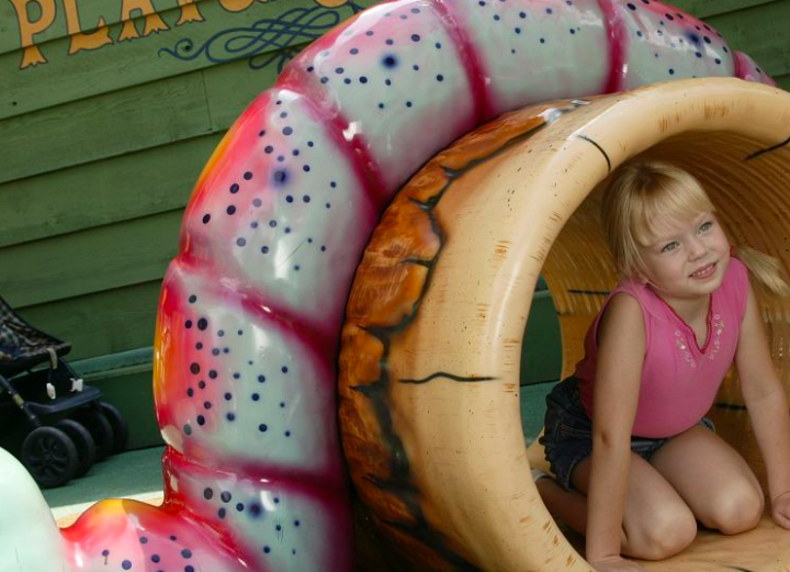 Granny’s Garden in Owens Farm features a soft play structure for little gardeners at Dollywood